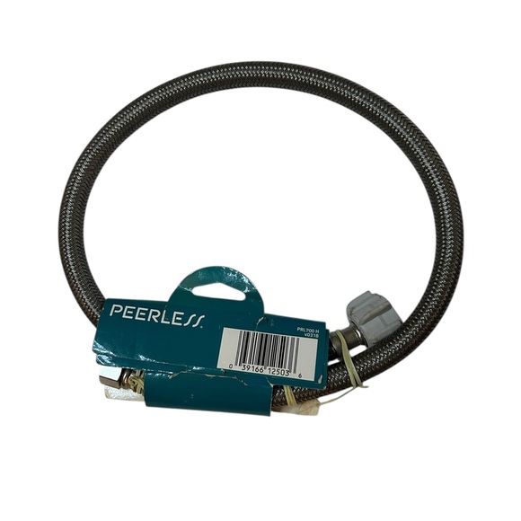 Peerless Faucet Connector 30" Braided Polymer Hose 3/8" Comp x 1/2" FIP No-Lead - Picture 4 of 4